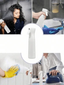 1个专业高压喷雾瓶，200毫升/300毫升/500毫升高压连续自动细雾喷雾器，美发造型工具，护发产品及配件，沙龙、美容、旅行必备 - 彩色 - 查看 6