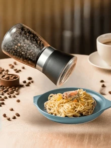 1 pieza Dispensador de polvo de precisión de acero inoxidable, para pimienta, cacao en polvo, sésamo en polvo, con malla fina para dispensar rápidamente, bloquea objetos extraños, salero de cocina, accesorio para BBQ, utensilio de cocina