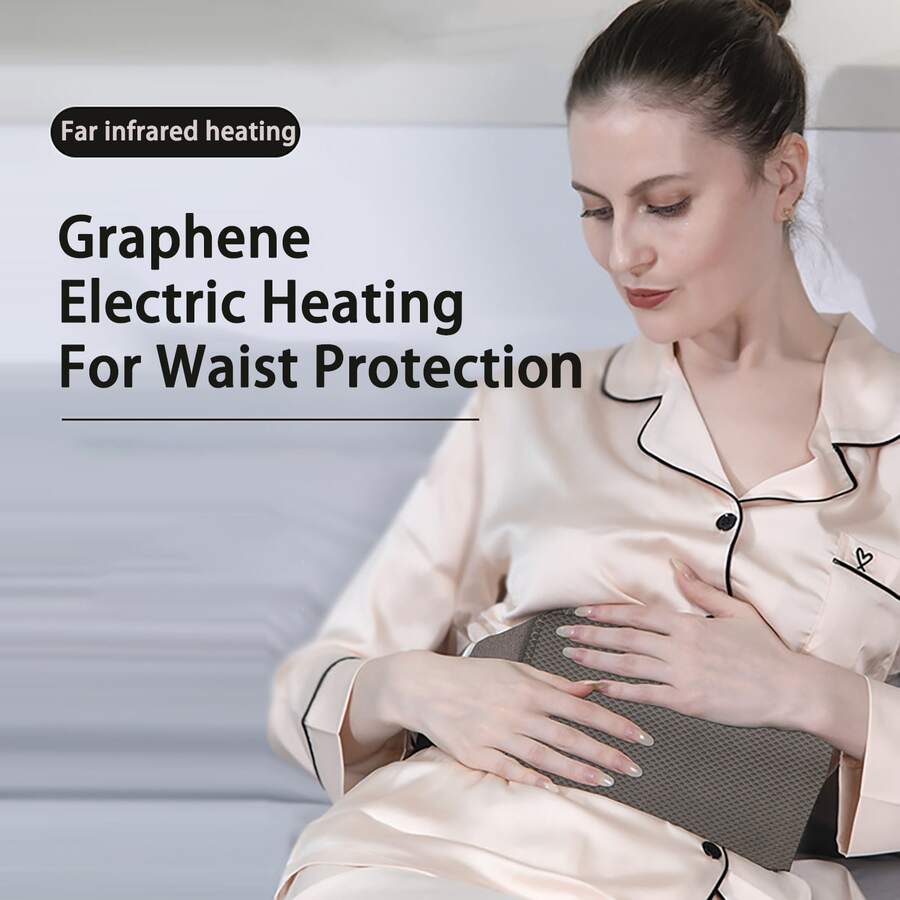 Heating Pad For Waist, Graphene Infrared Heat Pad For Lower Back Discomfort, Winter Travel Essentials, Stocking Fillers For Women, Fast Heating Warmth, Thermal Protection For Mom, Dad, Wife, Husband, Parents, Family, Friends, Gifts For Christmas, New Year, Thanksgiving
