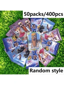 6 包/48 张、15 包/120 张、30 包/240 张、50 包/400 张 Tralala-Tung Tung Tung Sahur 神话山海系列策略卡牌游戏，每包 8 张光面激光打印基本卡，动漫风格战斗收藏集换式卡牌 - 送给动漫爱好者的有意义的礼物 - 彩色 - 查看 15