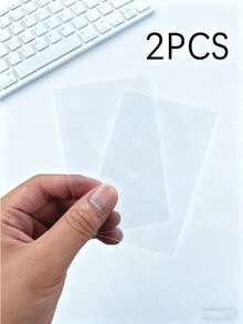 50pcs Korean Clear Acid-Free CPP Card Sleeves, 3-Inch Holographic Photo Protectors, Album Pages, Gifts For Friends, Coworkers, Teachers, Elders For New Year, Halloween, Christmas