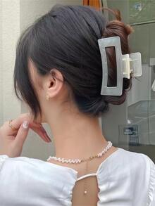 Pinza de pelo extra grande de 10 cm para mujeres, accesorio de pelo elegante para hacer moños, accesorio de pelo para el verano