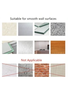 30pcs No Drill Screws Adhesive Strong Hooks, Bathroom Wall Hanging Hooks Damage-Free Nail-Free Sticky Hooks, Storage Rack Glue