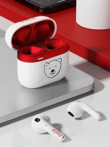 Coca Cola Wireless Earbuds, Wireless Stereo Earphones, Earphone Mini, Comfortable Earphones, Earphone Design, Active Noise Cancellation, Gift For Lover, Gift For Christmas,/New Year,/Special Day - White - View 3