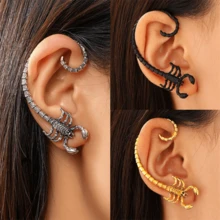 1 件哥特式复古创意龙形波西米亚风格耳环，独特的女士派对礼物 - 左耳 1 - 查看 14