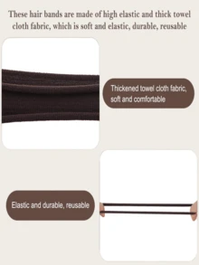 100 Stücke Haargummis, nahtlos elastisch für Frauen und Mädchen, keine Knicke, schnittfrei Haargummis für Pferdeschwänze, starker Halt in abgestimmten dunklen Farben, Haargummis, Haargummiringe, Haargummis, Haarseile, elastische Haargummis, Haarzubehör