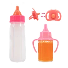 娃娃玩具套装，适合3岁及以上儿童的派对游戏套装，包含魔法奶瓶、奶嘴、手提包、娃娃喂食套装，是派对游戏的完美选择，也是最佳节日礼物。 - 彩色 - 查看 7