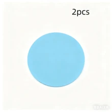 1/2pcs Foldable Silicone Paint Palette - Round, Reusable, Easy Clean Artist Watercolor Mixing Pad For Acrylic & Oil Painting