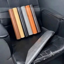 1pc Artificial Leather Repair Patch - Self-Adhesive Faux Leather Fabric Patch, Suitable For Sofa And Chair, Quick Repair Of Holes And Tears, Brown, Easy To Stick, Can Be Used For Car Seat Repair, Furniture Repair, Fashion Design, Easy To Apply - Black - View 2