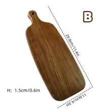 Tocător din lemn de trandafir - Diverse modele de tocătoare, Tocător din lemn masiv, Tocător pentru aperitive, Tocător pentru bucătărie, Tocător pentru mezeluri, Tocător pentru fructe în aer liber, Potrivit pentru hotel, casă, activități în aer liber, camping, Tocător portabil din lemn.