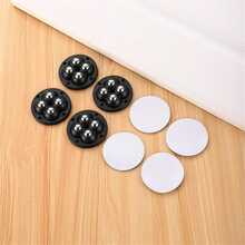 4pcs Adhesive Universal Caster Wheels For Shelves, Trash Bins & Under-Bed Storage Boxes, Furniture Wheels And Casters, Shelf Mobility, Furniture Mobility, Compact Casters, Spacesaving Design, Wheels, Sturdy Construction, Multisurface Wheels, Small Space Living, Diy Enthusiasts ﻿ - Multicolor - View 5