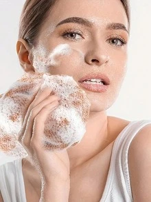 African Mesh Bath Sponge, African Mesh Long Bath Mesh Sponge Exfoliating Shower Body Scrubber Back Scrubber Skin Smooth Towel Nylon Korean Exfoliating Body Wash/Towel Japanese Body Wash/Towel Shower Gel Cleansing Sponge Back And Body Use, Loofah Body Scrub, Bathroom Accessories, Back Scrub Towel, Elastic Nylon Back Exfoliating Tool, Deep Cleansing Body Massage Bath Brush For Men And Women