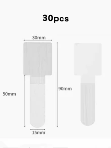 10 piezas Organizador de cables, Organizador de escritorio de oficina multifuncional simple, Adecuado para electricistas, Fijador de cables reutilizable, Amarre de cables mágico, Amarre de cables de computadora, Sistema de gestión de cables de escritorio