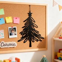 1 pieza Letrero de pared navideño, Decoración de pared metálica de árbol de Navidad, Arte de pared metálico navideño, Mejor regalo de Navidad, Decoración de jardín, patio y porche, Adornos navideños, Decoración del hogar, Decoraciones navideñas, Decoración de habitación de invierno