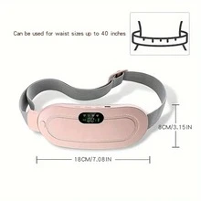 Portable Cordless Heating Pad, Menstrual Heating Pad, Back Heating Pad, 3-Speed Temperature Regulation And 4-Speed Massage Mode, Portable Electric Heating Fast Heating For Women And Girls' Abdominal Straps, Suitable For Family Use, Ideal As A Gift For Special Occasions. Christmas Gifts, Hand Warmers, Gifts For Men, Stocking Stuffers, Hand Warmers Rechargeable,Spring Summer Picks,Brides Maid Gifts,Room,Bedroom Deccor,Bedroom Deccor,Beach,Travel,For Men,For Women,Vacation,Cute Stuff - Multicolor - View 9