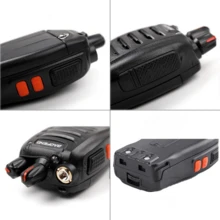 2 Pcs Baofeng Walkie-talkie BF-666S comunicaciones por radio Color Negro - Negro - Ver 10
