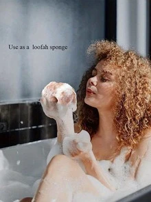 African Mesh Bath Sponge, African Mesh Long Bath Mesh Sponge Exfoliating Shower Body Scrubber Back Scrubber Skin Smooth Towel Nylon Korean Exfoliating Body Wash/Towel Japanese Body Wash/Towel Shower Gel Cleansing Sponge Back And Body Use, Loofah Body Scrub, Bathroom Accessories, Back Scrub Towel, Elastic Nylon Back Exfoliating Tool, Deep Cleansing Body Massage Bath Brush For Men And Women