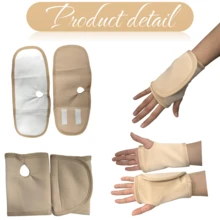 2pcs Reusable Hand Castor Oil Packs, Adjustable Castor Oil Pads