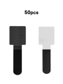 30 件/50 件电缆收纳整理盒，简易多功能办公桌面电缆整理夹，适用于电工可重复使用的电缆固定器，魔术扎带，电脑扎带，办公桌电缆管理系统 - 均碼 - 查看 10