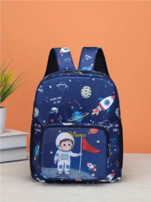 Customize Your Backpack With Your Personalized Name Or Holiday Greetings. Customize Your Own Backpack. Fashionable And Casual Multifunctional Backpack, Cute And Interesting Dinosaur Print Schoolbag. Lightweight And Easy To Carry, Very Suitable For Teenagers To Use In Daily Life, Going Out, Traveling