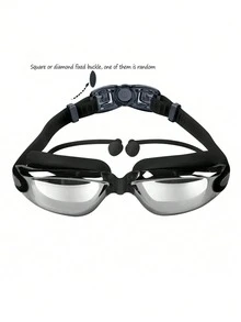 Anti-Fog Swimming Goggles With Ear Pads - Large Frame, Quick Adjust Silicone Strap, Anti-Fog High Quality, Wide Vision - Suitable For Adults, Swimming, Pool, Beach, Competition And Leisure - Compatible With Glasses/Contact Lenses - Durable For Daily And Special Occasions - Multicolor - View 6