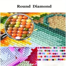 1 pièce Kit de peinture diamant 5D, sans cadre - Peinture de fille d'anime au point de forage, mosaïque de point de croix acrylique ronde sans cadre, décoration parfaite pour la maison, cadeau, convient aux adultes et aux débutants, cadeau d'anniversaire et de fête DIY