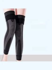 قطعة واحدة/2 قطعة في العبوة، ضماد ضاغط قابل للتنفس وماص للعرق للرياضة واللياقة البدنية، حماية اقتصادية وميسورة التكلفة للركبة والساق، حماية جيدة للساقين عند الوثب والنزول والجري والدراجة والتسلق والتزلج والكرة السلة والتنس.