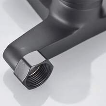 Zinc Alloy Basin Faucets Chrome Wall Mounted Hot Cold Water Mixer Tap Dual Spout Single Handle For Bathroom Shower Basin