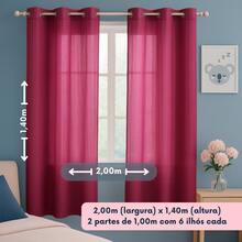 Curtains - Hot Pink - View 3