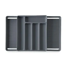 Porta Talheres Organizador De Gaveta Com Extensor Duplo