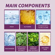 EELHOE Niacinamide Whitening Serum Anti Aging Facial Lifting Vitamin C Moisturzing Shrink Pores Smooth Oil Control Brightening Dark Spot Remover Skin Care Products For All Skin Type - trắng - Xem 7