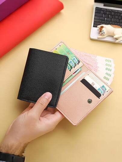 Fashionable Multifunctional Women's Card Holder With Large Capacity And Multiple Card Slots, Anti-Demagnetization Driver's License Holder, Ultra-Thin And Simple Card Holder, Unisex Card Holder