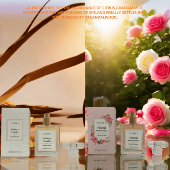 1pcs100ml/1pcs50ml阿拉伯檀香香氛喷雾中东无酒精香氛空气清新剂叶香，持久食物香味，无酒精配方，清新优雅粉雾棉花糖喷雾50ml食物香味，无火香氛