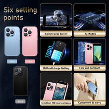 World's Smallest Smartphone - Android 9 Mini Phone With Quad-Core Processor, 16GB ROM/2GB RAM, 5MP Camera, Dual SIM Slots, Face Unlock & Touchscreen -Gift For Boys & Girls, With Apps ( Play Store) - Pink & Black. Mini Phones. Halloween Gift. Christmas Present. Phone Camera - Hồng - Xem 8