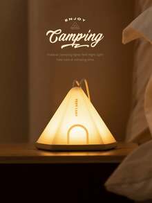 1 sztuka, zestaw do namiotu, uroczy, sześcionocne światło, dioda LED ciepła i zimna woda, dwa ustawienia timera, nadaje się do biwakowania na świeżym powietrzu, dekoracja oświetlenia sypialni, oświetlenie pokoju, świeże powietrze, nowoczesna estetyka oświetlenia, projekt oświetlenia, regulowana jasność oświetlenia, dwa timery do biwakowania, żywa atmosfera