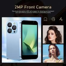 World's Smallest Smartphone - Android 9 Mini Phone With Quad-Core Processor, 16GB ROM/2GB RAM, 5MP Camera, Dual SIM Slots, Face Unlock & Touchscreen -Gift For Boys & Girls, With Apps ( Play Store) - Pink & Black. Mini Phones. Halloween Gift. Christmas Present. Phone Camera - 黑色 - 查看 7