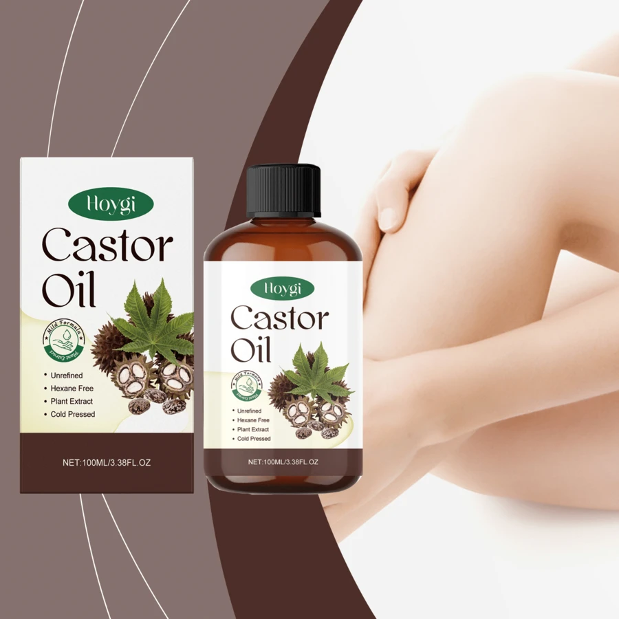 Organic Castor Oil, Skin & Body Nourishing, Moisturizing, Eyebrow & Hair Care, Massage Oil