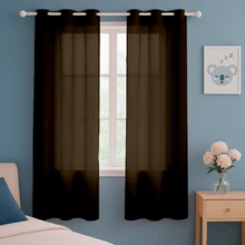 Curtains - Rust Brown - View 4