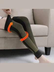 قطعة واحدة/2 قطعة في العبوة، ضماد ضاغط قابل للتنفس وماص للعرق للرياضة واللياقة البدنية، حماية اقتصادية وميسورة التكلفة للركبة والساق، حماية جيدة للساقين عند الوثب والنزول والجري والدراجة والتسلق والتزلج والكرة السلة والتنس.