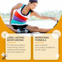 30g/1oz Crema da massaggio all'erba d'api - Per collo, ginocchio e spalla, Crema alla cura delle api, Crema di riparazione completa alle api, Crema di riparazione beige chiaro alle api