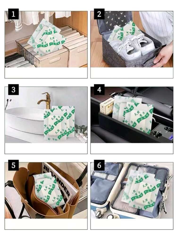 20/100个香氛包，适用于卧室、浴室、鞋盒、抽屉、衣柜、包包，可用于芳香疗法除臭、消除异味，并在香氛包中留下持久的香味。 - 彩色 - 查看 5