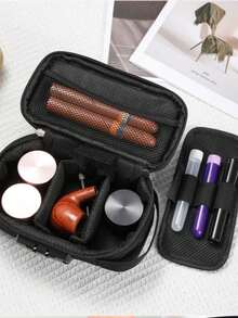 1pc Odor Proof Bag,Password Lock,Tobacco Bag,Smell Proof Bag With Lock,Smoking Tool Storage Bag, Portable Portable Portable Pipe Lock Bag,Carbon Lined Odor Proof Case Containers For Travel Storage (8x4x2.75 Inch)