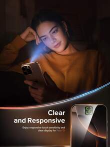 2-Pack Privacy Screen Protector For IPhone 17/17 Pro/17 Pro Max/Air/16 Pro Max/15 Pro Max/14 Pro Max/13/12/11 Pro Max, Anti-Shatter Tempered Glass [True 28° Anti-Peep] [9H Hardness] Privacy Protection Film - Black - View 6