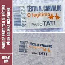 Kit 100 Un - Pano De Prato Copa Estampado Tati Têxtil H. Carvalho - Pé De Galinha - Branco - Estampas Diversas - 66x41cm - Branco - Visão 7