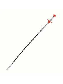 1pc Drain Clog Remover Tool - 23.62 Inch Retractable Drain Snake For Pipes, Sink, Toilet & Dryer Vent, Hair Clog Grabber With Flexible Grip, Professional Drain Cleaner Kit