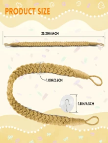 1-Piece Set Of Climbing Pet Toys, Swing, Braided Rope, Hermit Crab Climbing Toys, Hermit Crab Rope Ladder, Decorative Reptile Hanging Vine Toys, Hermit Crab Supplies, Reptile Habitat Jar, Glass Container Accessories, Lizard, Leopard, Gecko, Tree Frog