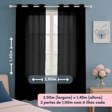 Curtains - Black - View 3