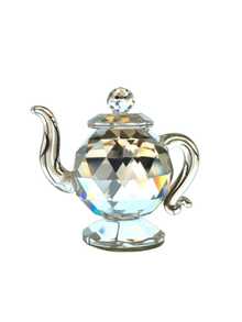 1 Stück Kristallteekanne Figur, chinesische Sammlerstück Ornament, Heim- und Büro Dekoration, süßes Ornament, Wohnzimmer, Bar, Café Dekoration, Raumdekoration, Tischdekoration, perfektes Geschenk