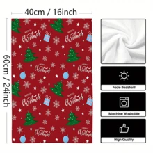 2/4 Paños de cocina con estampado de árbol de Navidad, paños de microfibra suaves y absorbentes para cocinar, hornear, limpiar, decoración de cocina, regalos para vecinos, madres, amigos, inauguración de casa - Multicolor - Ver 10