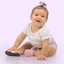 Children's Aqua Shoes 19-28 Neoprene Non-Slip Easy Fit Lightweight Beach Pool Park Water Sand Duck Way Flexible Unisole Sneakers Sock - 淺粉色 - 查看 2